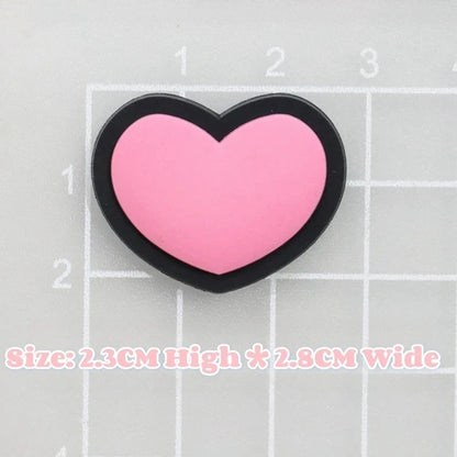 MINISO Pink Hello Kitty Charming Shoe Accessories Cute Cartoon Characters Detachable Shoe Buckles New Sandals Decoration Gift