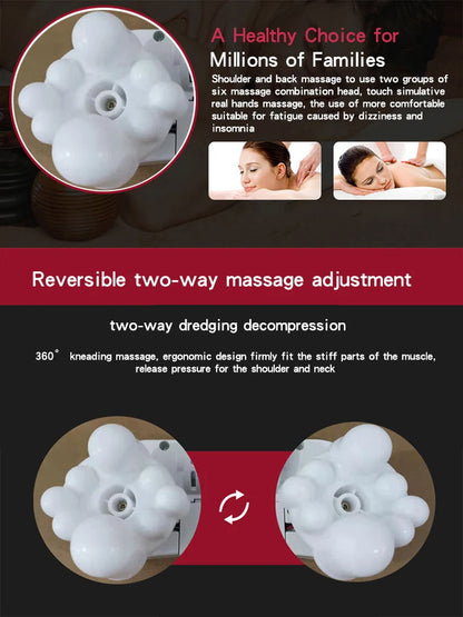 Kneading Shawl Neck and Shoulder Massager for Relaxation - Smarsty