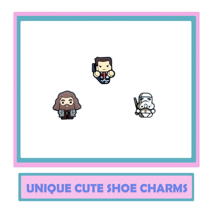 Random 10/20/30Pcs Hot Toys Series Shoe Charms For Clogs,PVC Shoe DIY Decorations Premium Quality Accessories
