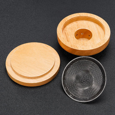 Glass Top Smoker Cocktail Smoker Kit With 4PCS Wood Chips Bartender Accessories For Whiskey Drinks Smoking Gift Kit for Men - Smarsty