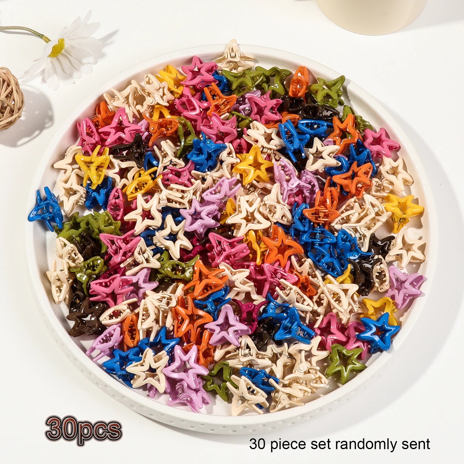 20 Pack Mini Hair Clips Strong Hold Nonslip Durable Claws - Smarsty