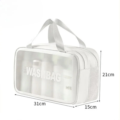 Wet-dry separation makeup bag portable toiletry bag travel essentials large capacity storage bag fitness swimming essentials - Smarsty