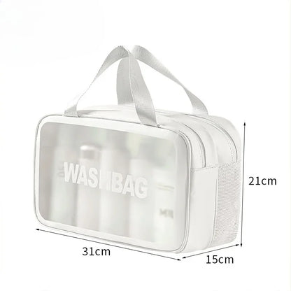 Wet-dry separation makeup bag portable toiletry bag travel essentials large capacity storage bag fitness swimming essentials - Smarsty