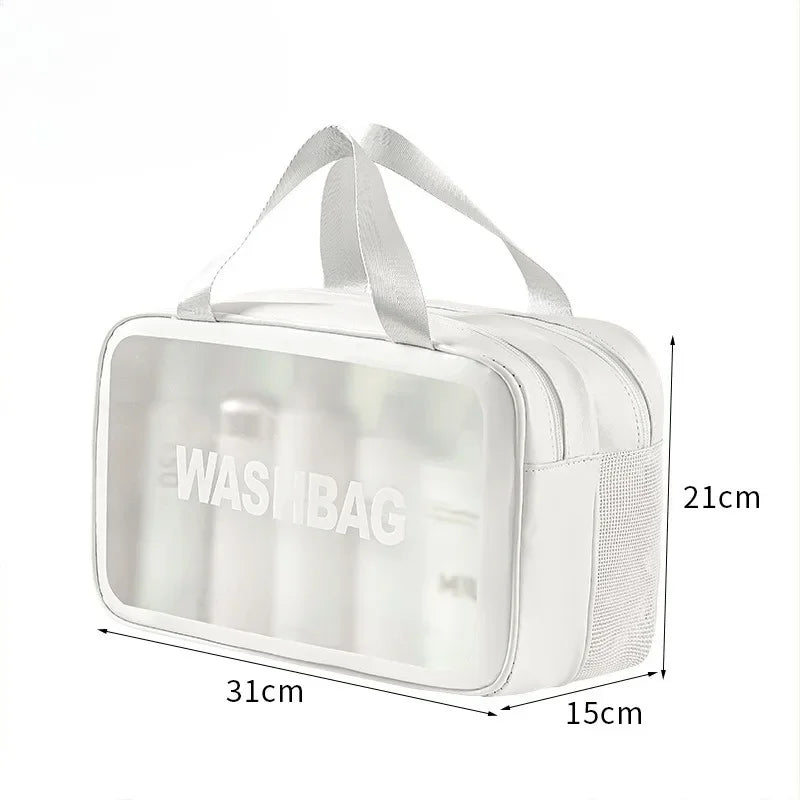 Wet-dry separation makeup bag portable toiletry bag travel essentials large capacity storage bag fitness swimming essentials - Smarsty