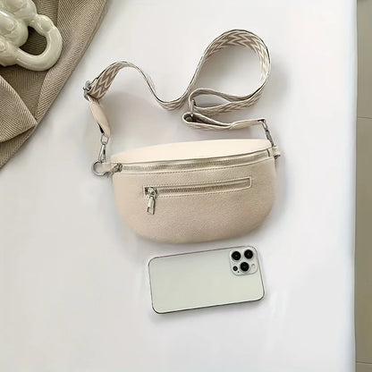 Soft Leather Fanny Pack Crossbody Bag For Travel Everyday - Smarsty