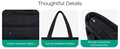 BAGSMART Women Tote Bag Large Capacity Versatile Handbag - Smarsty