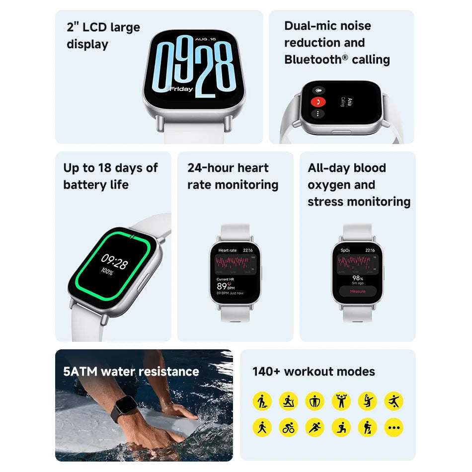 Xiaomi Redmi Watch 5 Active With 18 Days Battery Life - Smarsty