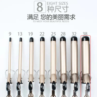 Professional Temperature Setting Electric Hair Curler Wand - Smarsty