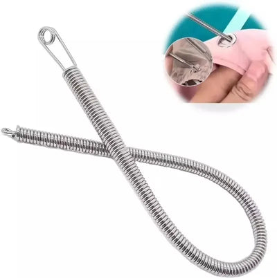 Bendable Spring Drawstring Threader Clip Pants Hoodies Elastic Band Lace Cord Flexible Drawstring Thread DIY Sewing Accessories - Smarsty