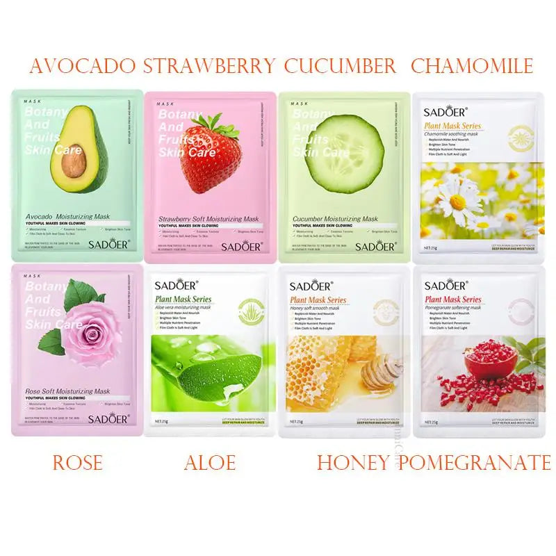 Natural Plant Face Masks for Deep Hydration and Firming - Smarsty