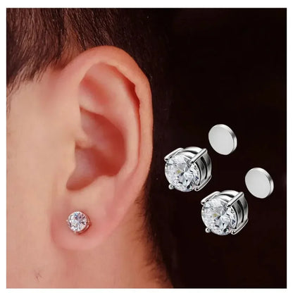 Crystal Strong Magnetic Clip Earrings Non Piercing - Smarsty