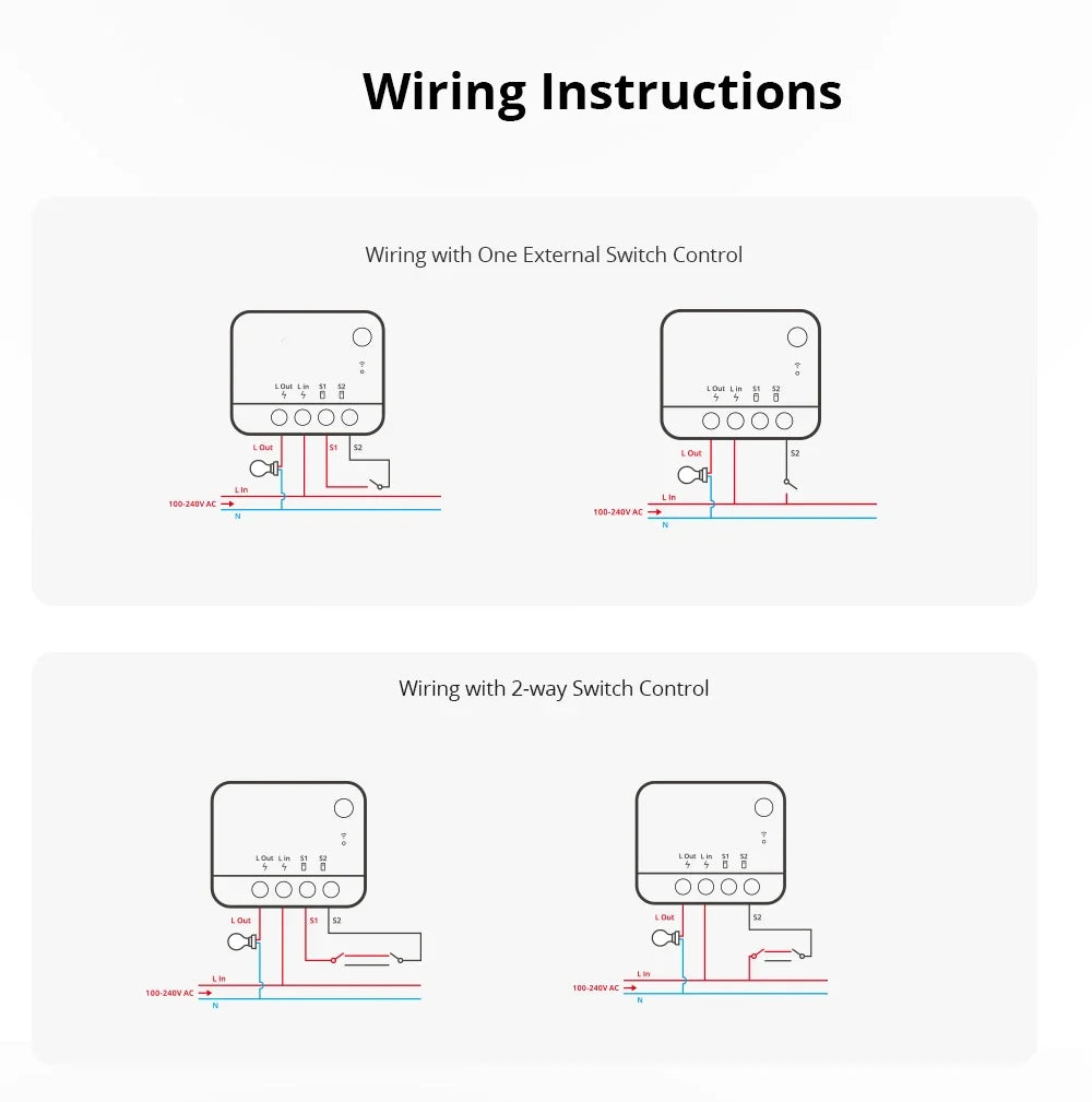 SONOFF ZBMINI L2 Zigbee Smart Switch No Neutral Required - Smarsty