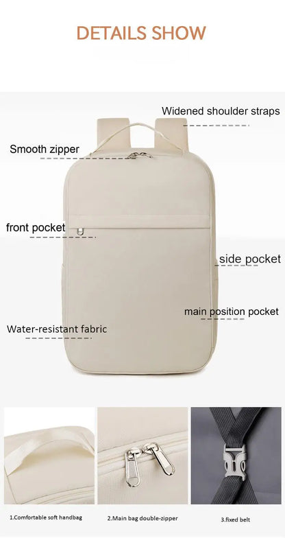 New Business Backpack - Fits 14"/15" Laptops, Great for Short Trips. Colorful, Cabin-Approved. Unisex, Stylish & Practical - Smarsty