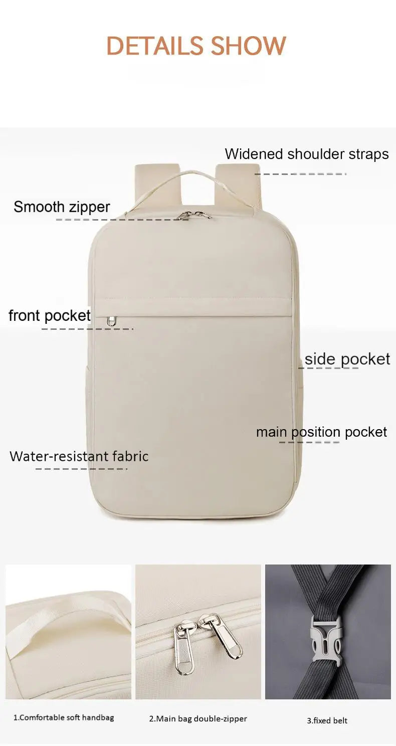 New Business Backpack - Fits 14"/15" Laptops, Great for Short Trips. Colorful, Cabin-Approved. Unisex, Stylish & Practical - Smarsty