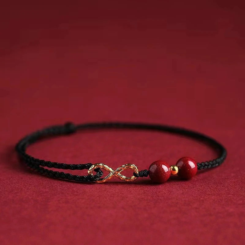 Handmade Lucky Red Bracelet for Wealth and Prosperity - Smarsty