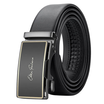 OYIFAN Genuine Leather Men Belt Adjustable Automatic Buckle - Smarsty