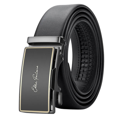 OYIFAN Genuine Leather Men Belt Adjustable Automatic Buckle - Smarsty