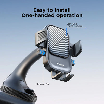 Universal Car Phone Mount With Strong Suction 360 Rotation - Smarsty