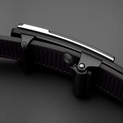 Stylish Mens PU Leather Belt with Automatic Buckle - Smarsty