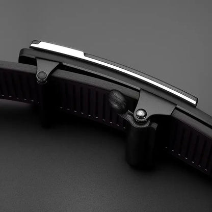 Stylish Mens PU Leather Belt with Automatic Buckle - Smarsty