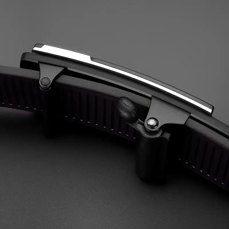 Stylish Mens PU Leather Belt with Automatic Buckle - Smarsty