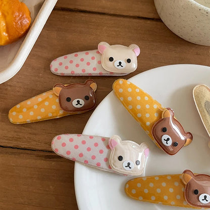 Kawaii Rilakkuma Hair Clips for Girls Birthday Gift - Smarsty