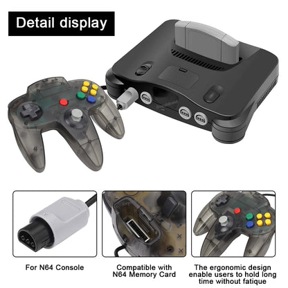 N64 Classic Wired Gamepad Controller With 8 Color Options - Smarsty