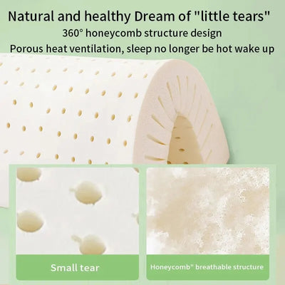 Natural Thai Latex Cervical Pillow for Comfortable Sleep - Smarsty