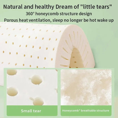 Natural Thai Latex Cervical Pillow for Comfortable Sleep - Smarsty