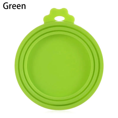 3 In 1 Silicone Canned Lid Reusable Food Tin Cover Keep Fresh Kitchen Organization Pet Supplies by Smarsty