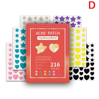 Colorful Star Acne Patches for Spot Treatment - Smarsty