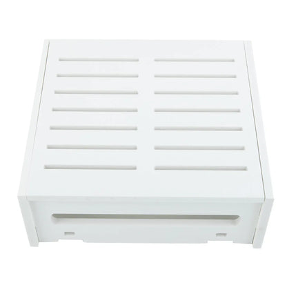 Wall Mounted Wireless Router Rack Living Room Wall-Mounted WiFi Storage Box Wall Decoration Cable Power Bracket Organizer Box by Smarsty