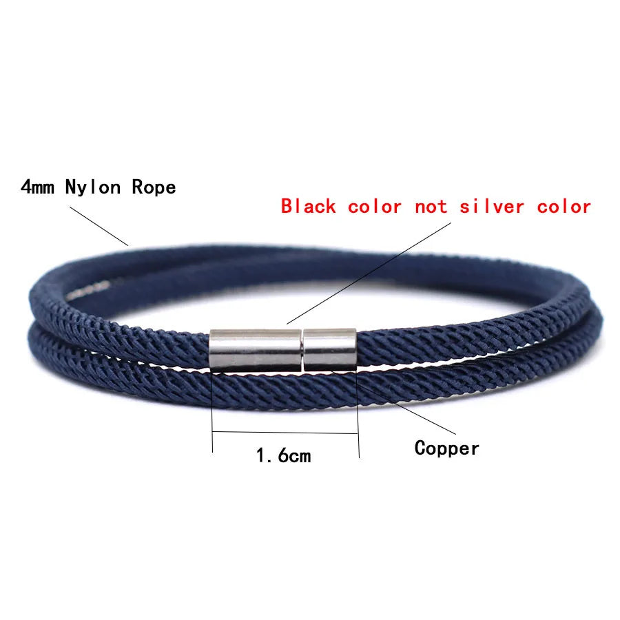 Mens Rope Bracelet with Detachable Buckle for Stylish Gifts - Smarsty