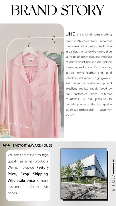 Summer New Love Heart Print Pyjama 100% Cotton Long Sleeve Set 2Pcs Outfit Lapel Sleepwear Button Down Women's Pajamas Nightwear - Smarsty