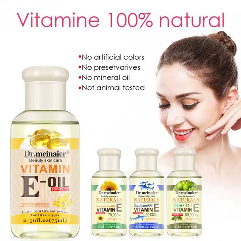 Vitamin E Face Essence Oil for Pore Tightening and Skin Repair - Smarsty