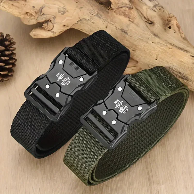 Tactical Waist Belt with Durable Automatic Buckle - Smarsty