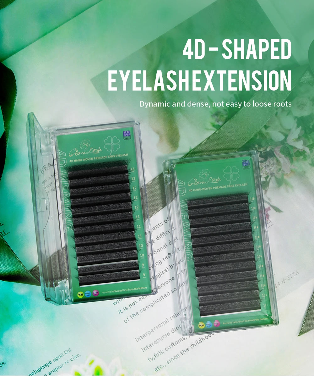 Glamlash 4D W Shape Eyelash Extensions for Dramatic Volume - Smarsty