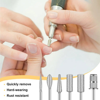 Portable Electric Nail Drill Kit for Manicure and Polishing - Smarsty
