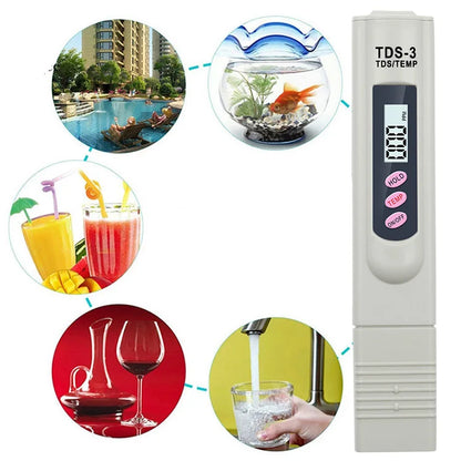 2-in-1 TDS Water Quality Tester for Accurate Monitoring - Smarsty
