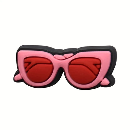 35Pcs Pink Series Shoe Charms For Clogs Shoe DIY Decoration Premium Quality Popular Charms Accessories Bubble Slides Sandals