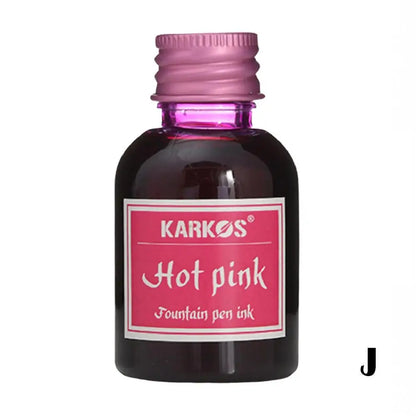 10 Colors 30ML Colorful Fountain Pen Ink Refilling Inks Universal Refill Ink Stationery School Brand New Product School Supplies