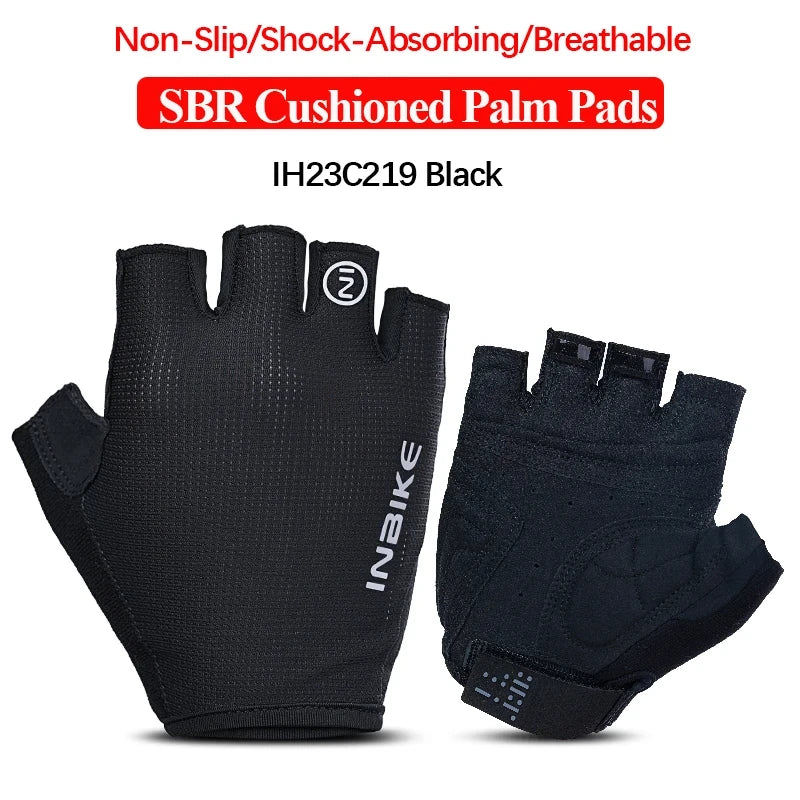 INBIKE Shockproof Gel Cycling Gloves Half Finger - Smarsty