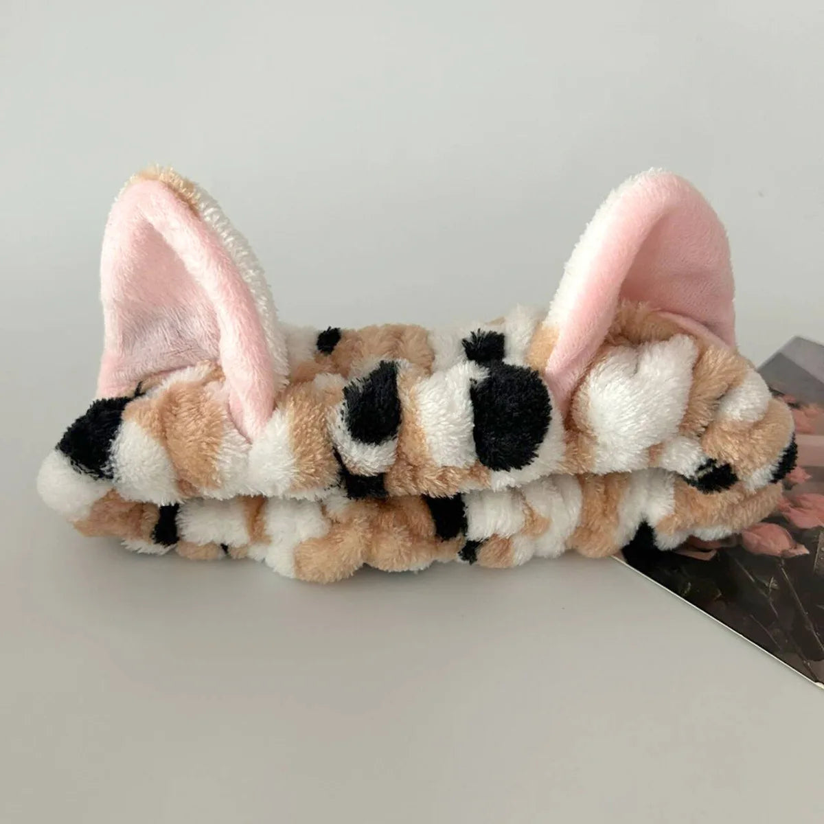 Cute Cat Ear Soft Elastic Plush Headband For Makeup - Smarsty