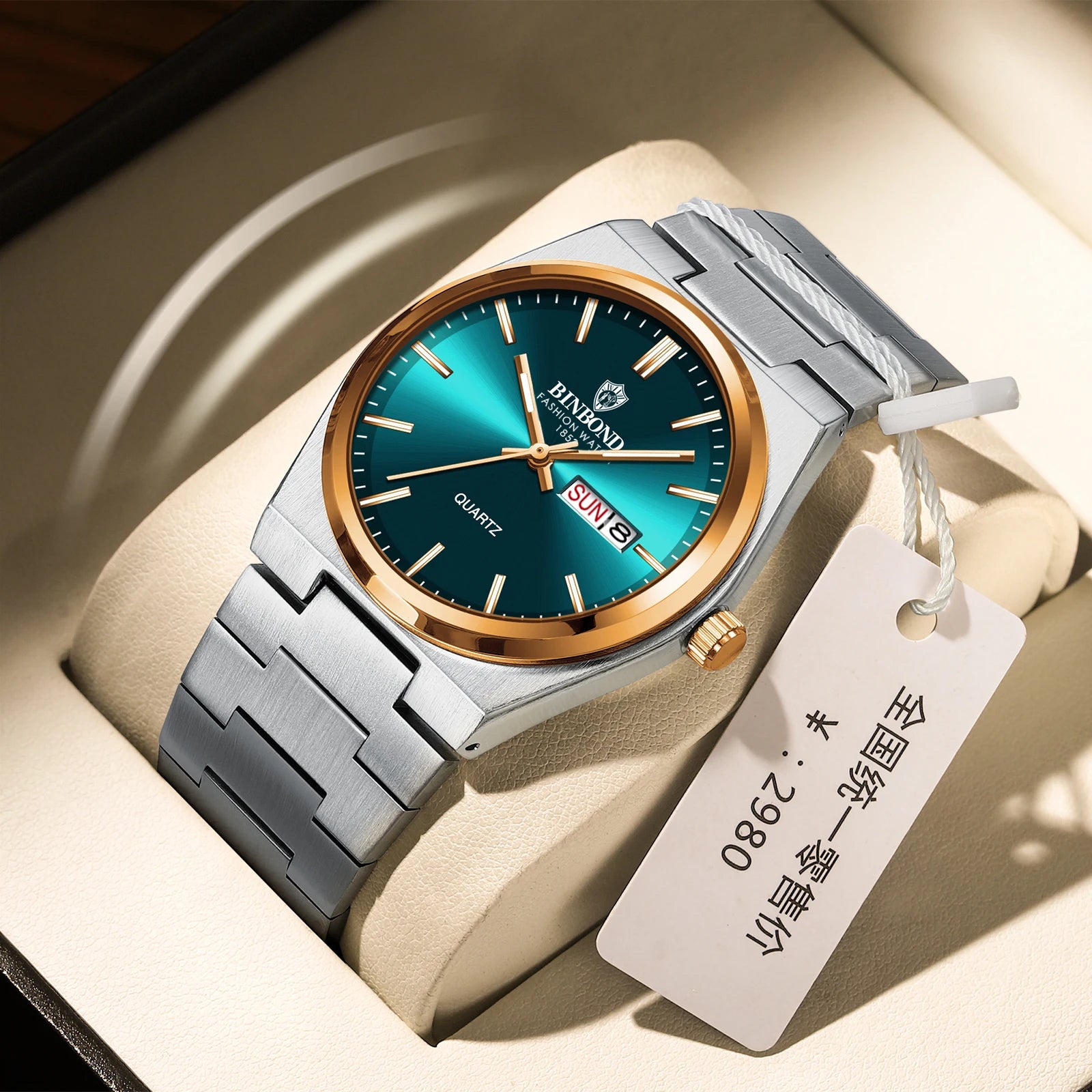Luxury Waterproof Quartz Men's Watch with Luminous Features - Smarsty