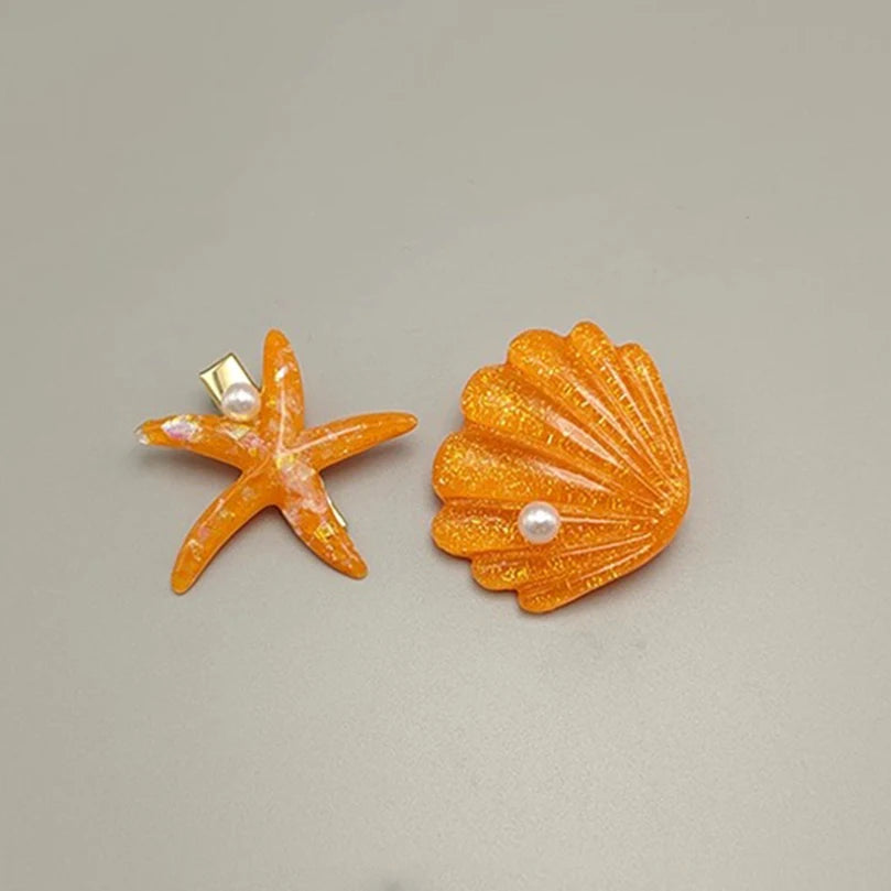 Elegant Starfish Hair Clips for Summer Beach Style - Smarsty