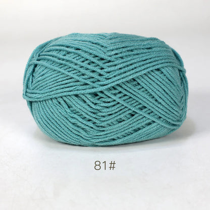 Soft Milk Cotton Yarn for Hand Knitting Projects - Smarsty