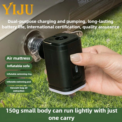 Cordless Electric Air Pump With Lights For Camping - Smarsty