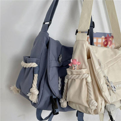 Nylon One Shoulder Crossbody Bag Large Capacity Travel - Smarsty