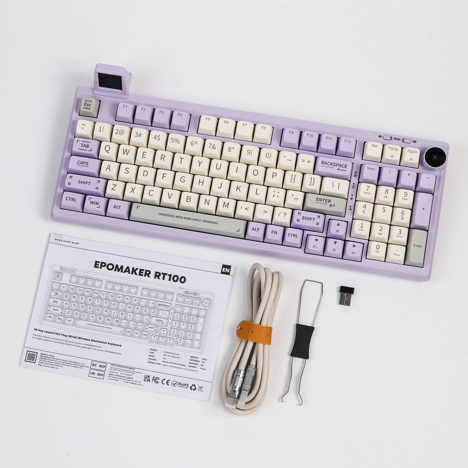 97 Key 95 Percent Mechanical Keyboard With Bluetooth