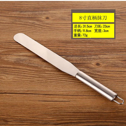 Stainless Steel Icing Spatula Set for Easy Cake Decorating - Smarsty